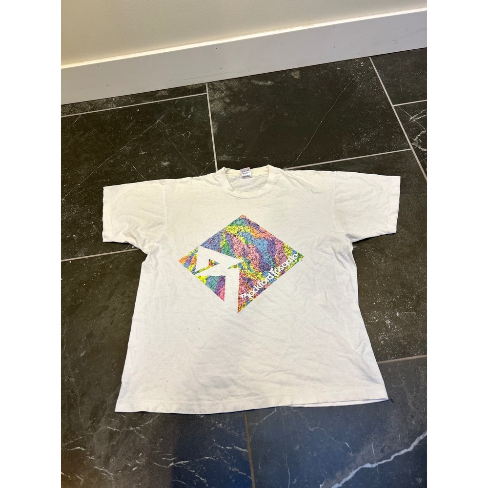 Vintage Rockford Fosgate Car Audio T-Shirt Mens XL White 90s Single Stitch USA